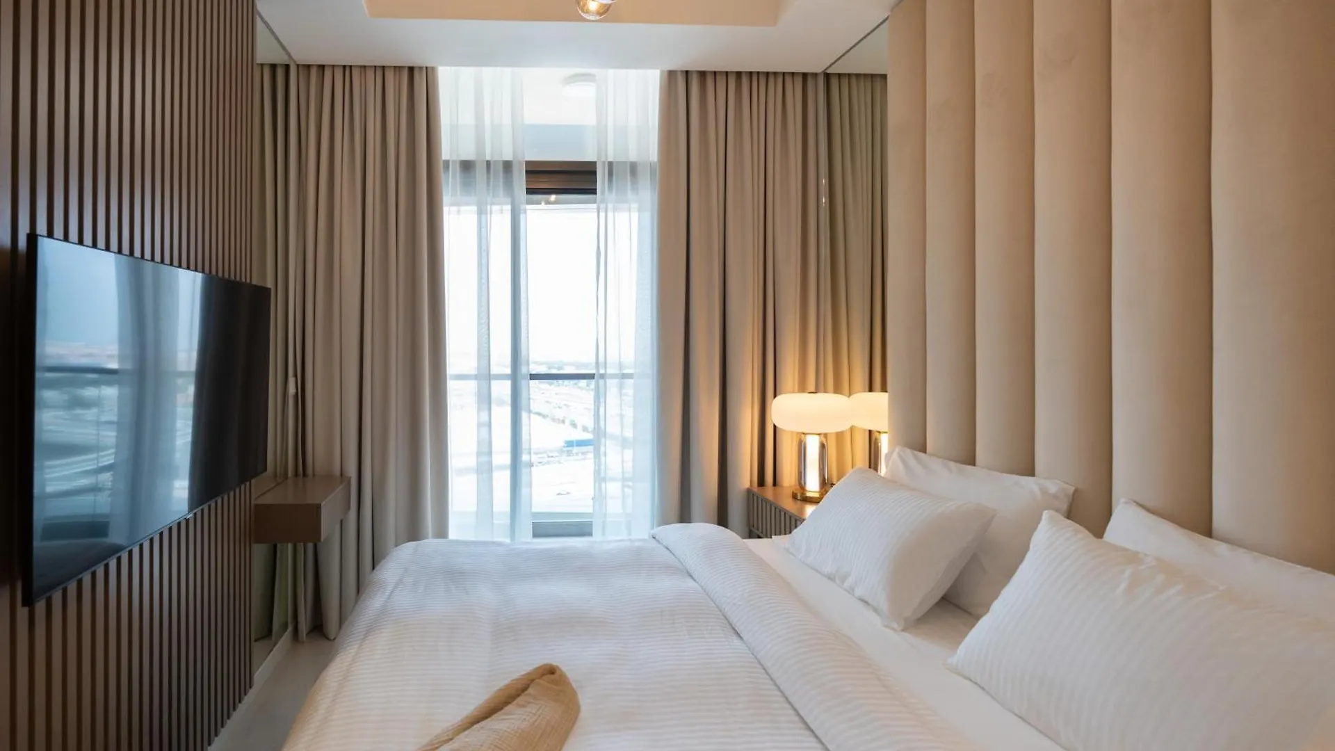 Апартаменты Keyrock Living - Luxe 2Br In Business Bay Дубай ОАЭ