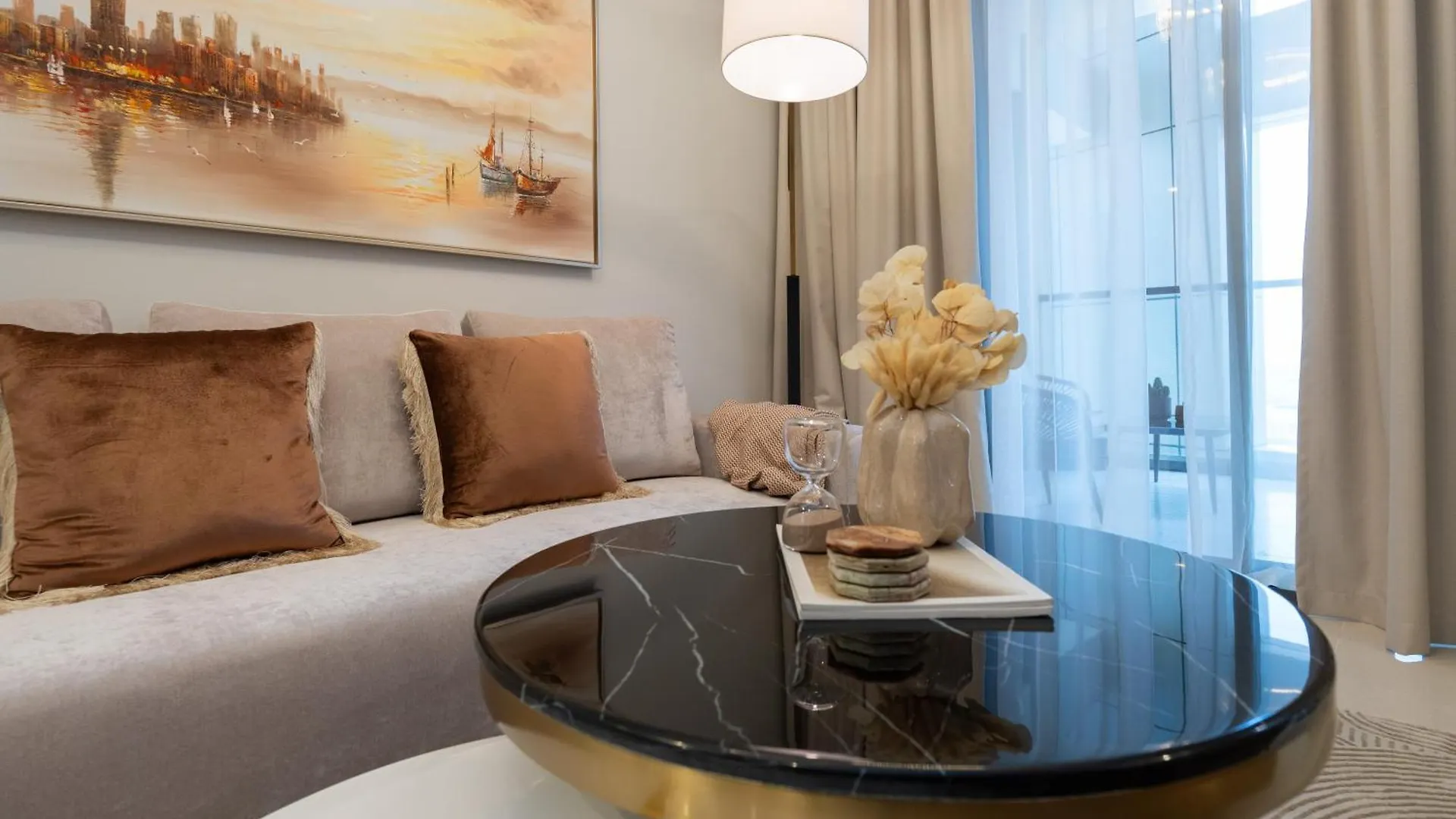 Апартаменты Keyrock Living - Luxe 2Br In Business Bay Дубай ОАЭ